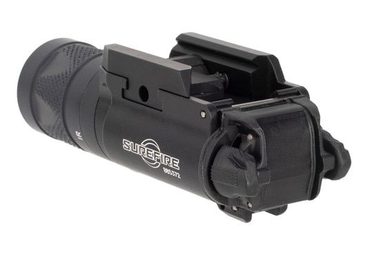 SureFire X300V-B Vampire pistol light features a hardcoat anodized black finish